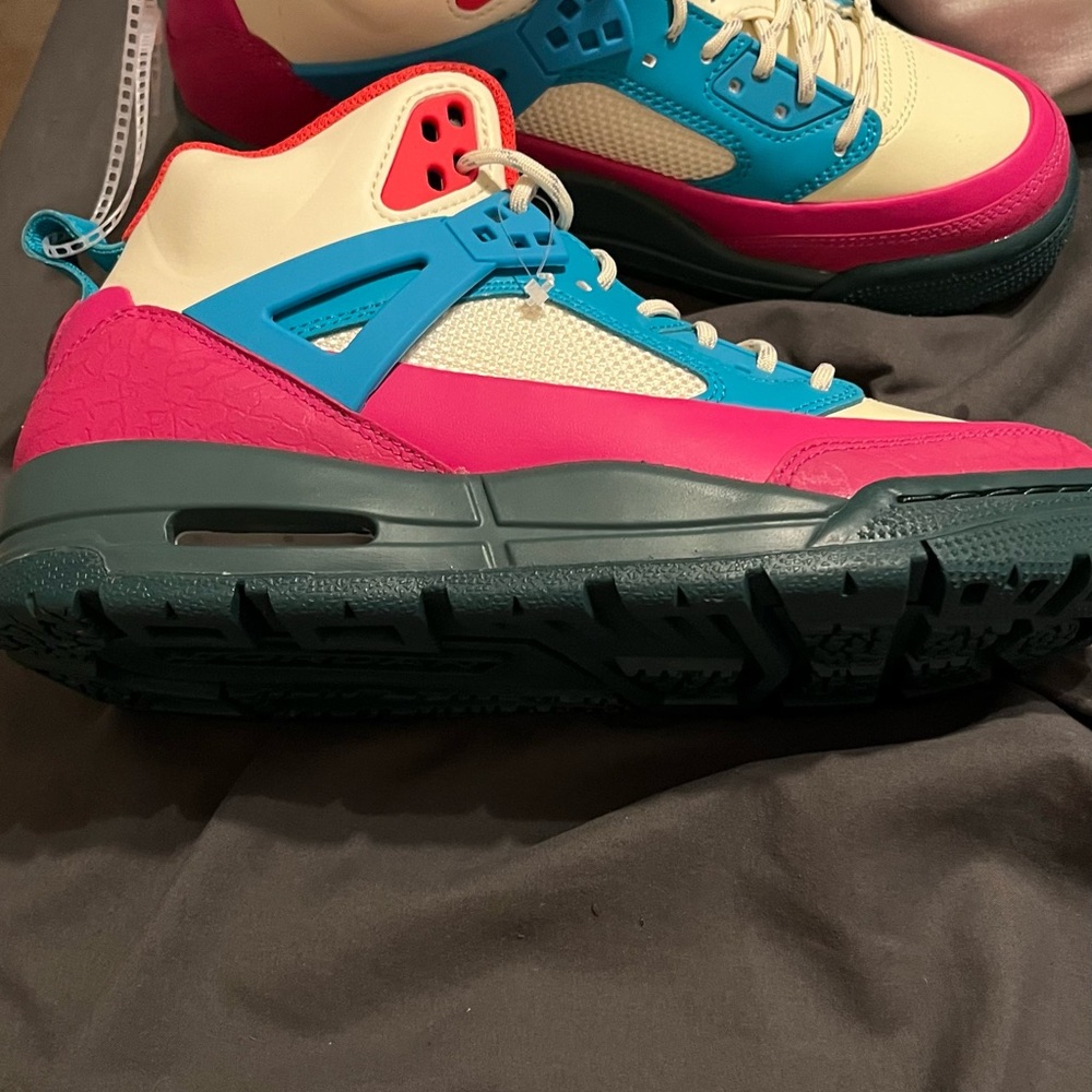 Jordan Women's Sneakers - Pink, Blue, Cream